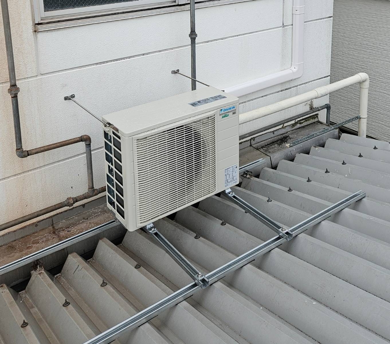 室外機設置工事
